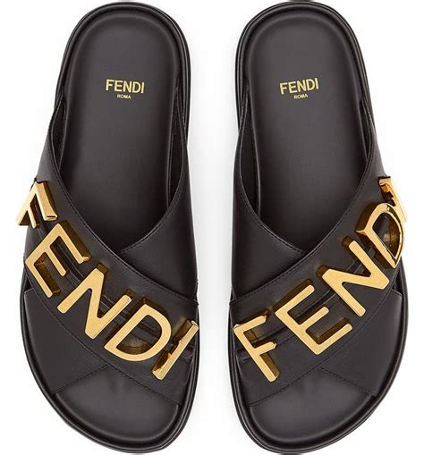 fendi woven slide|Fendi slides nordstrom.